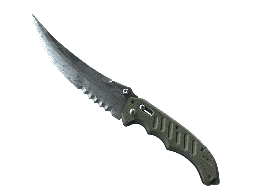 Flip Knife | Damascus Steel