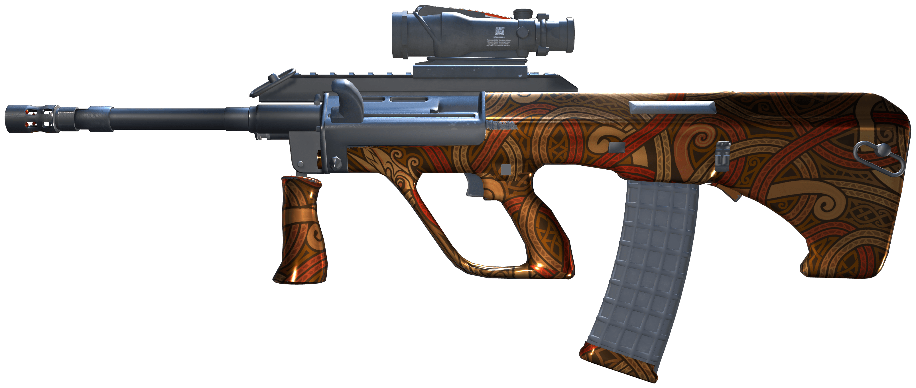 AUG | Flame Jörmungandr