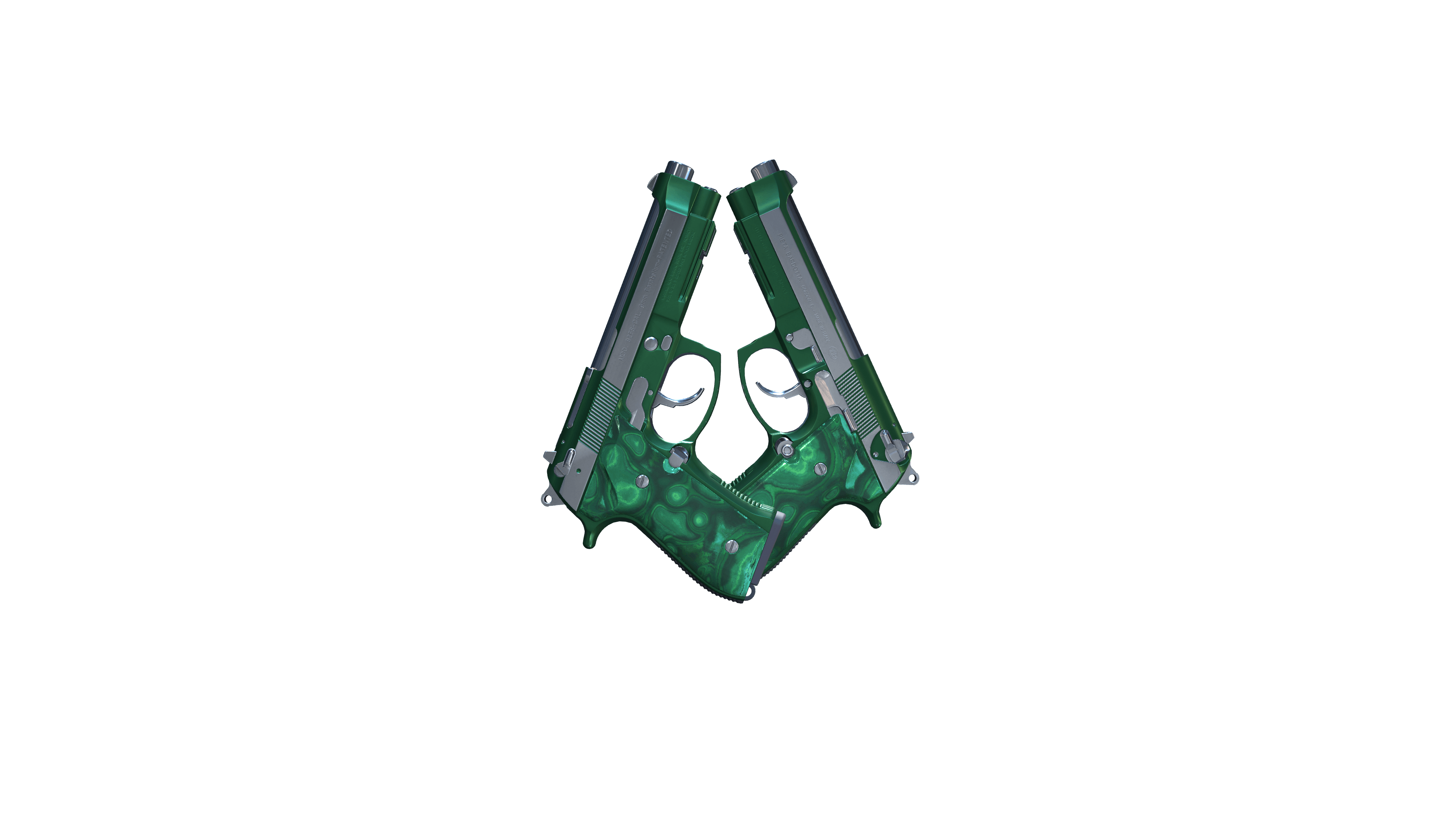 Dual Berettas | Polished Malachite