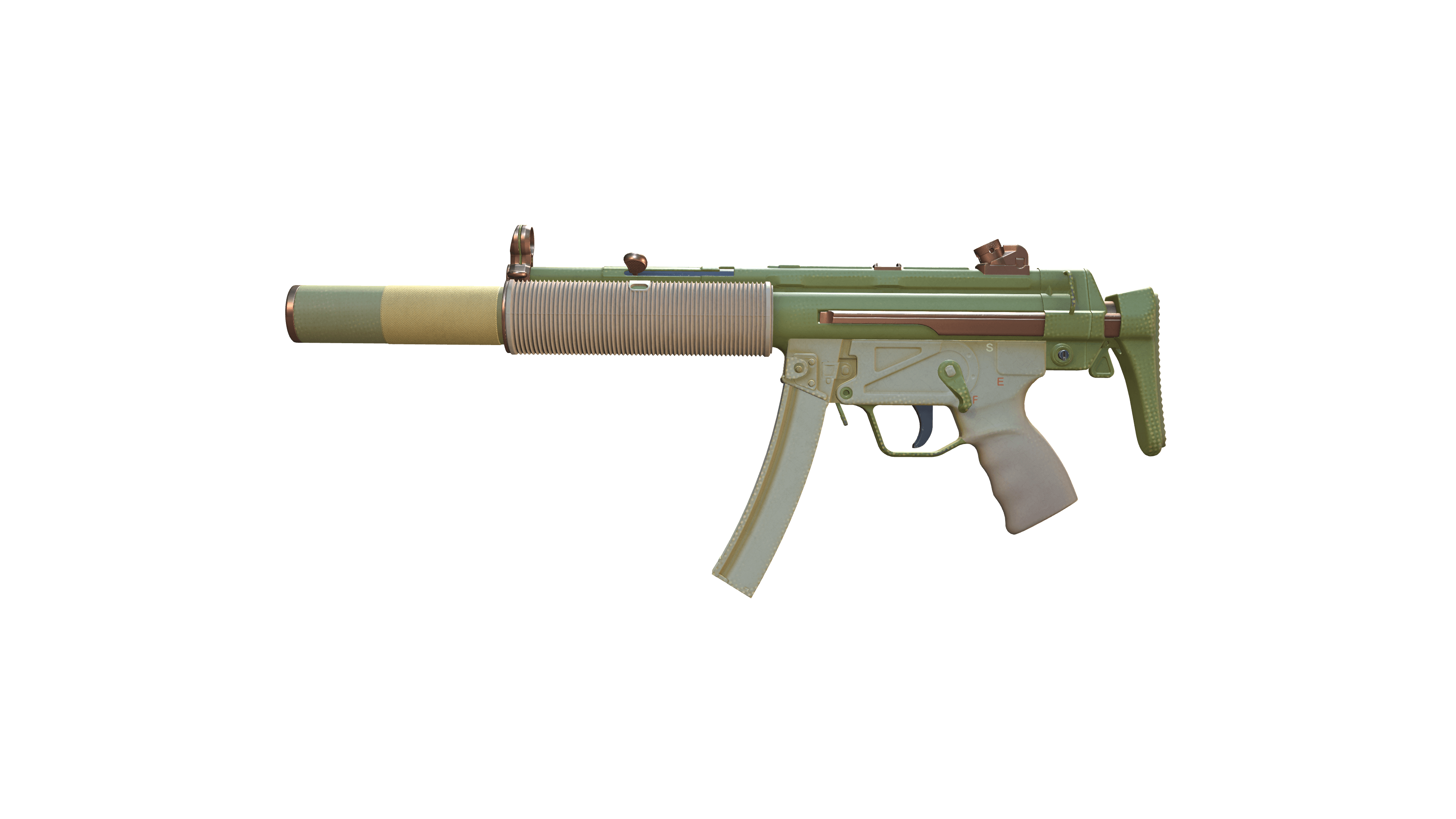 MP5-SD | Savannah Halftone
