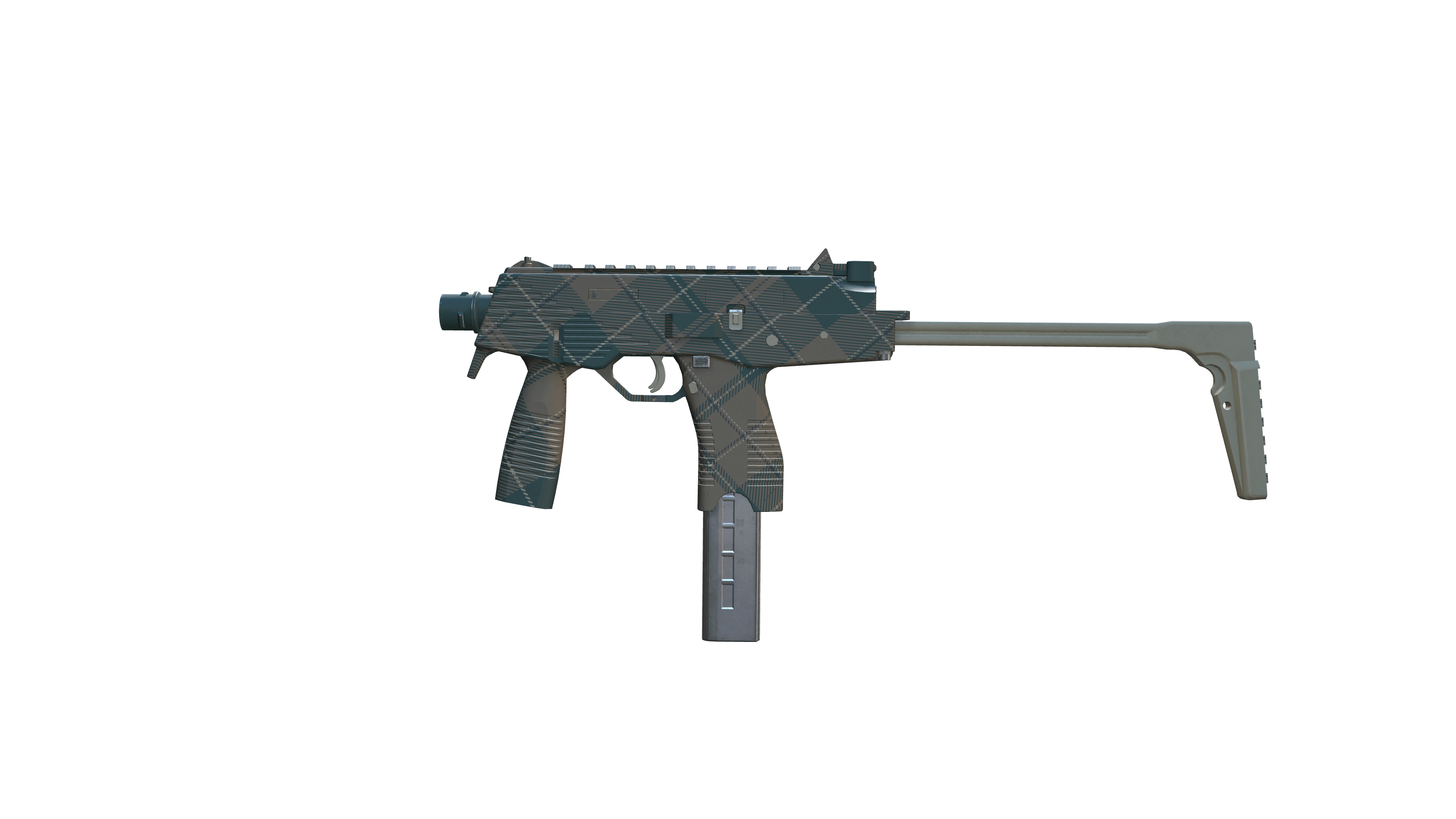 MP9 | Green Plaid