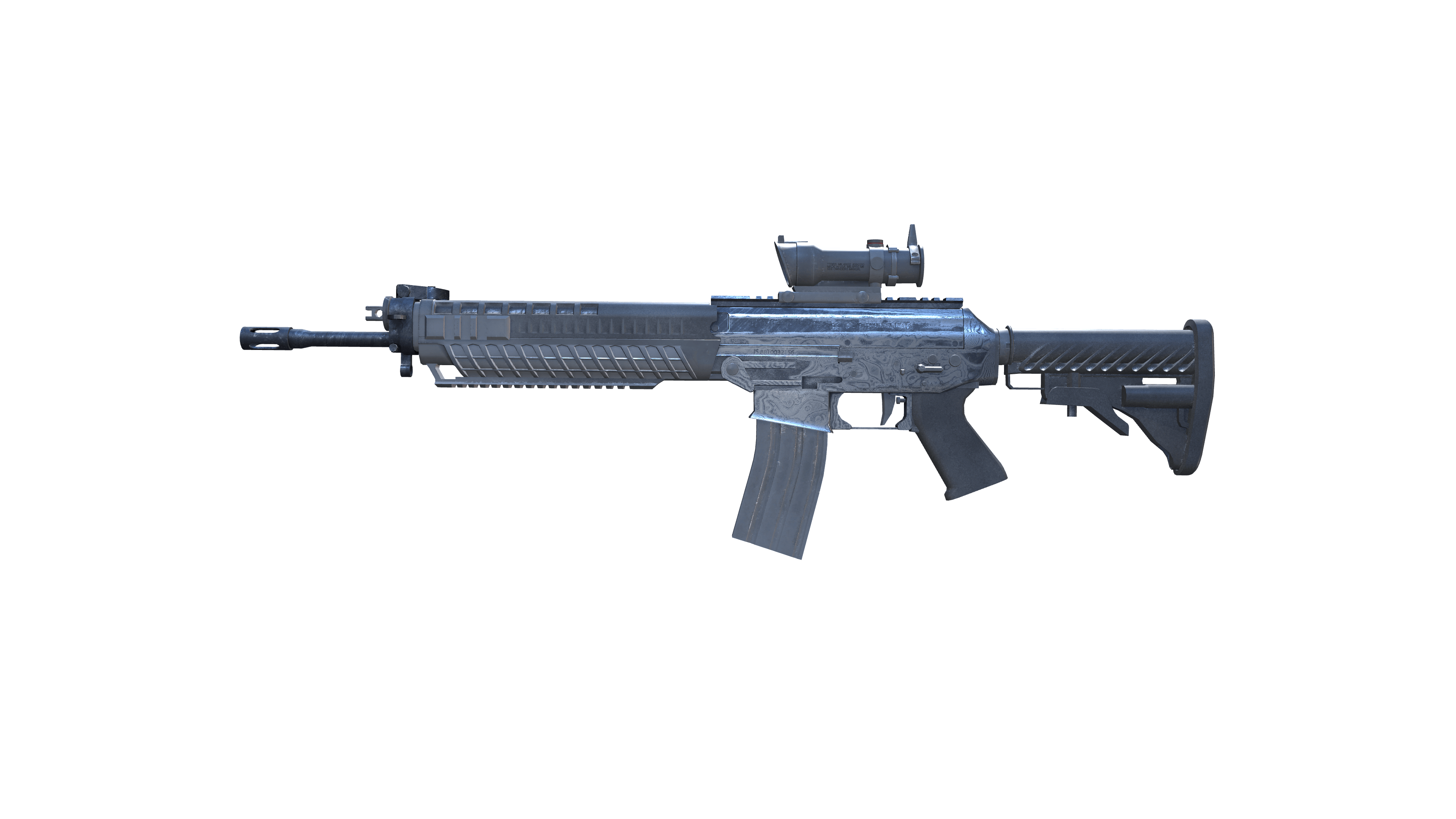 SG 553 | Damascus Steel
