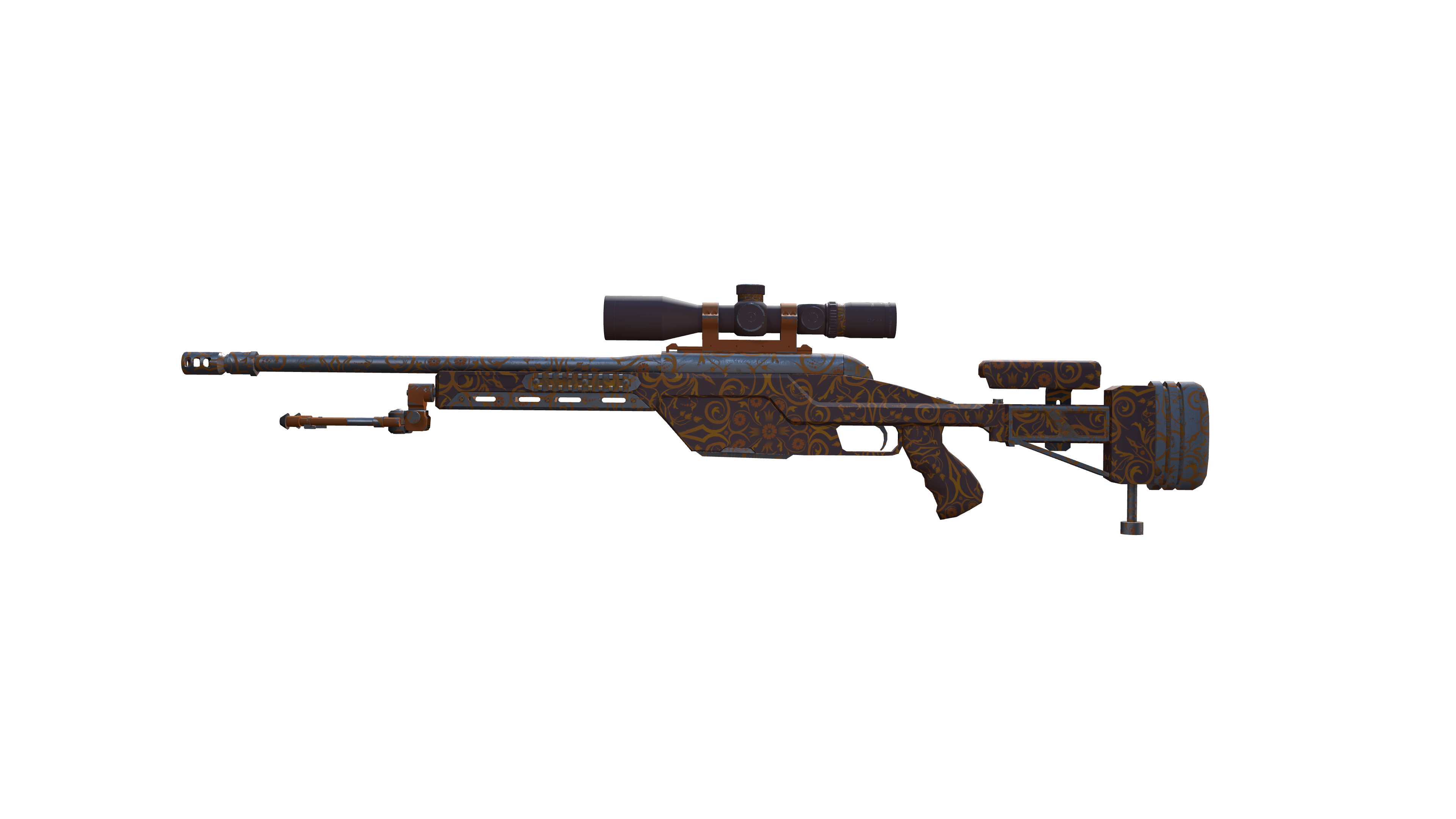 SSG 08 | Orange Filigree
